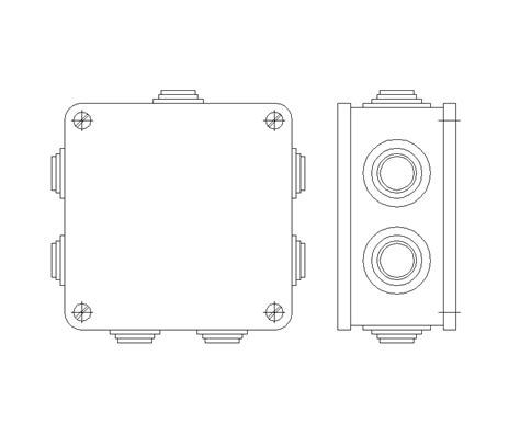 barrier junction box|PLAN CONDUITS AND J.